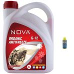 Nova -25 Derece Organik Kırmızı Antifriz 3 Litre + Cam Sabunu 80 Ml
