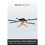 Nova 8 Bronz 6500K Led Tavan Avize – Kumandalı Dim Edilebilir – Aşağı Işık