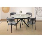 Nova Alfa Yuvarlak Açılır Mdf Mutfak Masa Sandalye Takımı 70X120