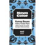Nova Color 12 gr Mavi Toz Kumaş Boyası, Naylon Pamuk Yün ve İpek İçin Uygun