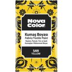 Nova Color 12 gr Sarı Toz Kumaş Boyası