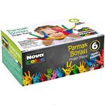 Nova Color 25 ml 6 Renk Parmak Boya