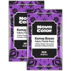 Nova Color 2x12 gr Mor Toz Kumaş Boyası