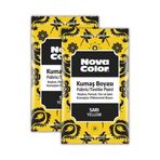 Nova Color 2x12 gr Sarı Toz Kumaş Boyası