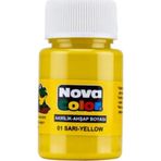 Nova Color Akrilik Boya 30 Ml Sarı - 4 Adet