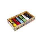 Nova Color Akrilik Boya Seti, 6 Renk, 6x75 gr, Cam Ahşap Kağıt Karton Porselen Seramik