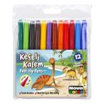 Nova Color Brons Keçeli Kalem 12 Renk NC-871