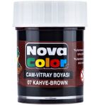 Nova Color Cam Boyası Su Bazlı Kahve