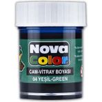 Nova Color Cam Boyası Vitray Boyası 25 ml - Yeşil