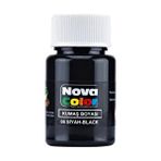 Nova Color Fabric Textile Tekstil Tüp Kumaş Boyası Siyah Renk Kıyafet Elbise Çanta Ayakkabı Pantolon Tshirt