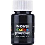Nova Color Kumaş Boyası 35 cc Siyah - 4 Adet