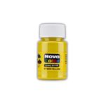 Nova Color Kumaş boyası, canlı renkler, solmaz, tişört, çanta, tekstil boyası-Sarı Renk 30ml-1 Adet