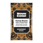 Nova Color Kumaş Boyası Kahverengi Standart Boya 12 gr Naylon Pamuk Yün İpek İçin