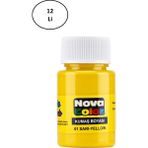 Nova Color Kumaş Boyası Şişe 30 ml Sarı 12'li