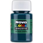 Nova Color Kumaş Boyası Tişört Çanta Tekstil Boyası 30 ml 1 Adet Nova Color Kumaş Boyası 1 Adet - Yeşil
