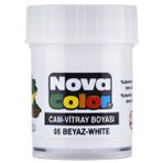Nova Color NC-153 Beyaz Su Bazlı Şişe Cam Boyası