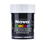 Nova Color NC-154 12 Adet Siyah Şişe Su Bazlı Cam Boyası