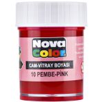 Nova Color NC-158 Pembe Şişe Su Bazlı Cam Boyası
