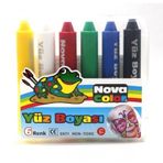 Nova Color Nc-210 6 Renkli Ruj Tipi Yüz Boyası