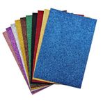 Nova Color Nc-271 Eva 20x30 cm Simli 10'lu Karışık Renk Fon Kartonu