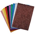 Nova Color NC-365 Eva Simli Yapışkanlı 50x70 cm 10'lu Karışık Renk Fon Kağıdı