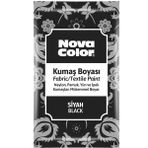 Nova Color NC-904 Siyah 12 gr Toz Kumaş Boyası