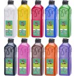 Nova Color Parmak Boyası - 10 Farklı Renk, 500 gr (Sarı, Turuncu, Mavi, Mor, Yeşil, Kırmızı, Pembe, Kahverengi, Beyaz, Siyah)