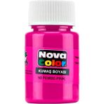Nova Color Renk Seçenekli Tek Şişe Kumaş Boyası 30ML - Pembe