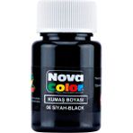 Nova Color Renk Seçenekli Tek Şişe Kumaş Boyası 30ML - Siyah