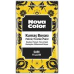 Nova Color Toz Kumaş Boyası 12 gr Sarı Renk Tekstil Boyası Kot Pantalon Gömlek Tişört İçin