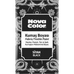 nova color toz kumaş boyası (12 gr x 12 adet) siyah nc-904 (12 li paket) - Yok