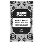 Nova Color Toz Kumaş Boyası Gri - 2 Adet