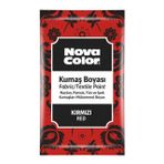 Nova Color Toz Kumaş Boyası Kırmızı - 2 Adet