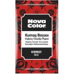Nova Color Toz Kumaş Boyası Kırmızı Renk 12 gr Naylon Pamuk Yün İçin Mükemmel