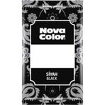 Nova Color Toz Kumaş Boyası Siyah - 4 Adet Ve 1 Adet Sabitleyici Siyah