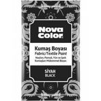 Nova Color Toz Siyah 12 gr Kumaş Boyası