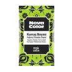 Nova Color Yeşil Toz Kumaş Boyası 12 gr 12 Adet