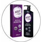 Nova Expert Brezilya Keratin 1000 ml Düzleştirici Saç Bakım Ürünü Parlaklık ve Yumuşaklık Sağlar