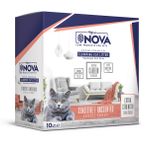 Nova Hassas Kediler İçin Topaklanan 10 lt Kedi Kumu