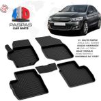 Nova Krom Citroen C-Elysee 4d Havuzlu Paspas 2013-2017 - Siyah