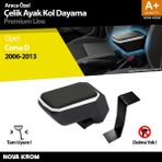 Nova Krom Opel Corsa D Kol Dayama Kolçak Çelik Ayaklı Abs Gri 2006-2013