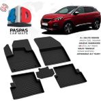 Nova Krom Peugeot 3008 Active 4d Havuzlu Paspas 2016-2023 - Siyah