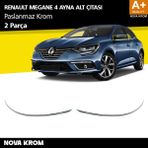 Nova Krom Renault Megane 4 Krom Ayna Alt Çıtası 2 Prç. 2016 ve Üzeri
