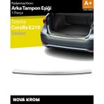Nova Krom Toyota Corolla Krom Arka Tampon Eşiği 2019 Üzeri