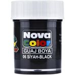Nova NC-108 Siyah Şişe Guaj Boya