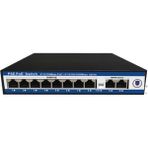 Nova NVC-PSE0820G 8 Port Poe+ 10-100 Mbps 2 Port 10-100-1000 Mbps Uplink Switch 120W