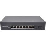Nova NVC-PSEG0822 8 Port Poe+ 10-100-1000 Mbps 2 Port 10-100-1000 Mbps Uplink 2 Port Sfp Switch 120W