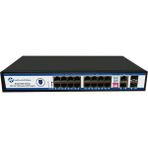 Nova NVC-PSEG1622 16 Port Poe+ 10-100-1000 Mbps 2 Port 10-100-1000MBPS Uplink 2 Port Sfp Switch 300W