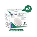 Nova Optik Steril Göz Kapama Bandı - Göz Pedi 6,5 x 9,5 cm 50 x3 Kutu