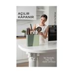 Nova Premium Ex Akıllı Sürgülü Bıçaklık ve Kaşıklık Organizeri - Ayarlanabilir Tezgah Üstü Mutfak Düzenleyici 722572 - Renkli - Belirtilmemiş